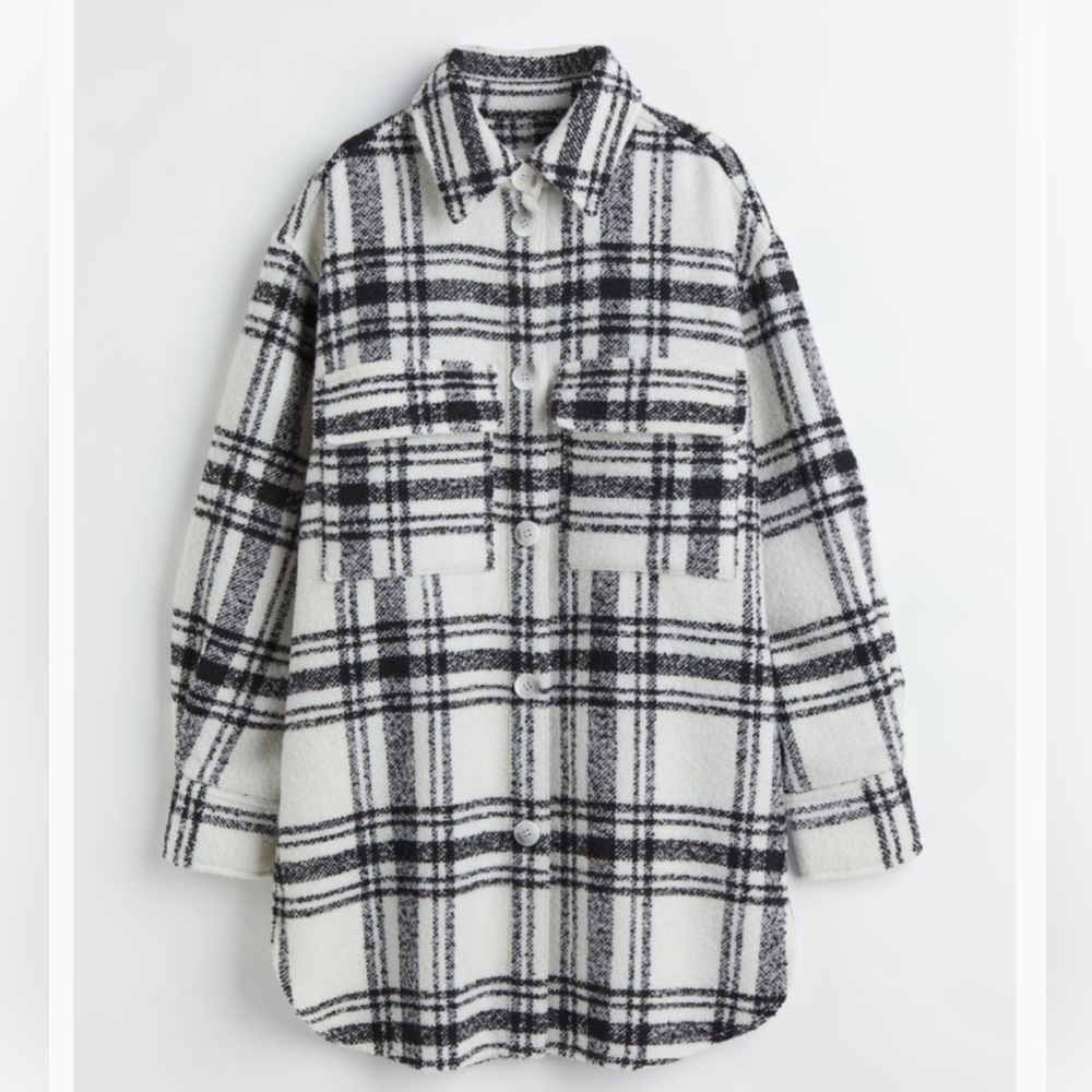 H&M Oversized Shirt Jacket